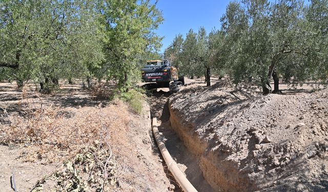 Kırkağaç'ta 2100 dekar arazi suya kavuşacak