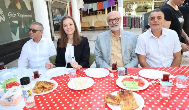 Başkan Durbay esnafla kahvaltı sofrasında bir araya geldi