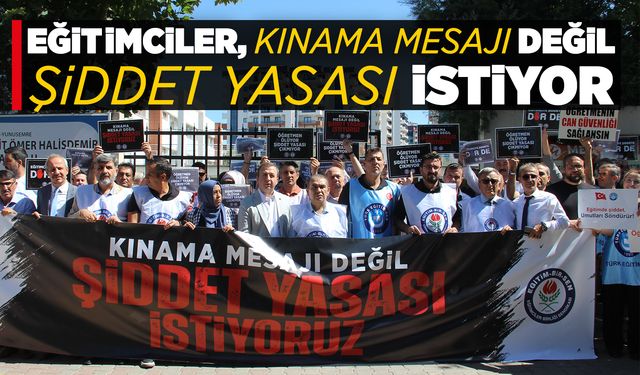 Manisa'da okul müdürüne silahlı saldırı girişimi sonrası eğitimciler tek ses oldu