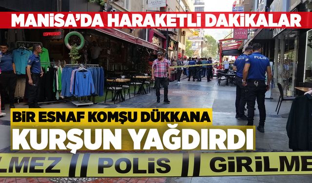 Manisa'da 2 esnafın kavgası kanlı bitti