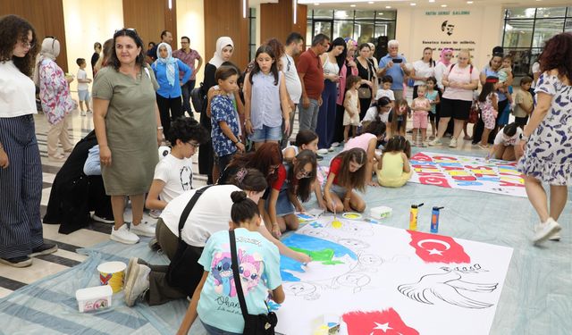 Şehzadeli miniklerden anlamlı 'Dünya Barış Günü' etkinliği