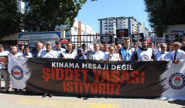 Manisa'da okul müdürüne silahlı saldırı girişimi sonrası eğitimciler tek ses oldu