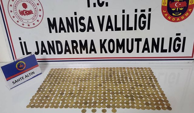 Manisa'da 2 şüphelinin üzerinden 484 sahte sikke çıktı