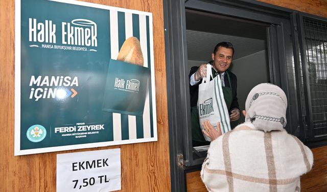 Manisa'daki Halk Ekmek uygulaması Şehzadeler’de de hizmete başladı