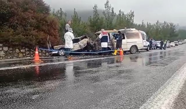 İzmir’deki kazada 1 kişi yanarak can verdi