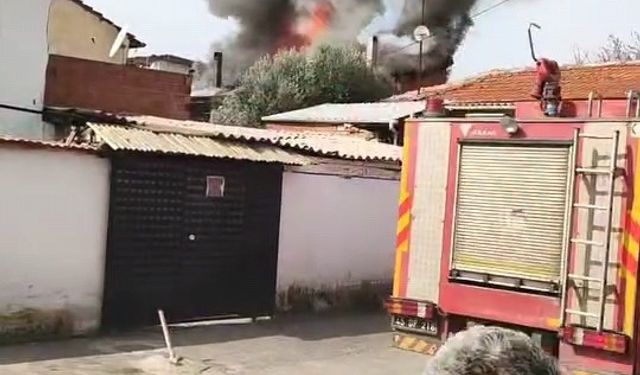 Manisa'da 3 yaşındaki çocuk yangında hayatını kaybetti