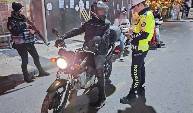Manisa’da 59 motosiklet trafikten men edildi
