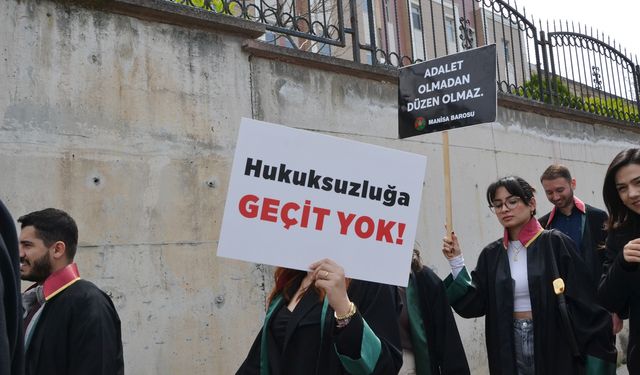 Manisa Barosu'ndan İstanbul Barosu'na destek