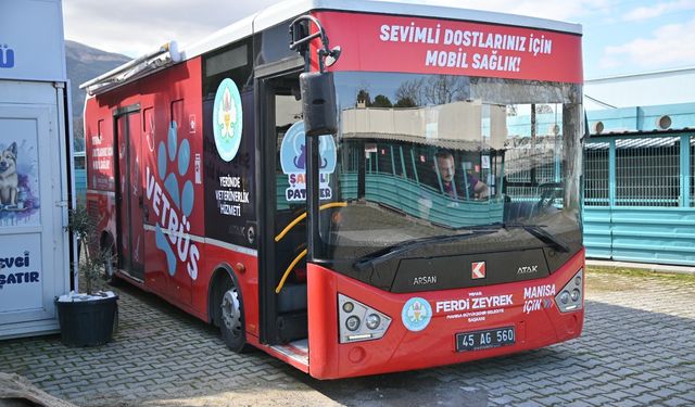 Manisa'da Vetbüs projesi hizmete başladı