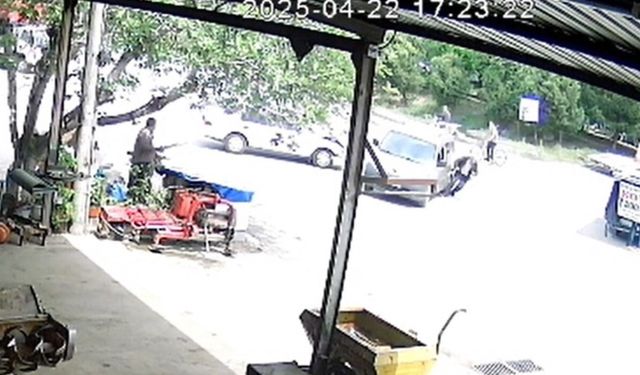Manisa'da akıl almaz kaza!