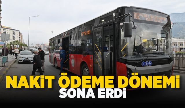 Manisa’da toplu ulaşımda nakit ödeme dönemi bitiyor