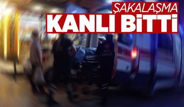 Manisa'da gençlerin şakası kanlı bitti