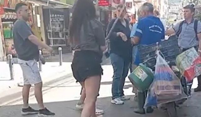 İzmir'de genç kızlar belediye işçisine saldırdı