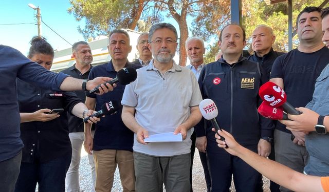 Bakan Yumaklı'dan Akhisar yangını açıklaması