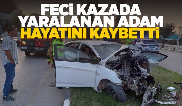 Manisa'da yaşanan feci kazada sürücü hayatını kaybetti