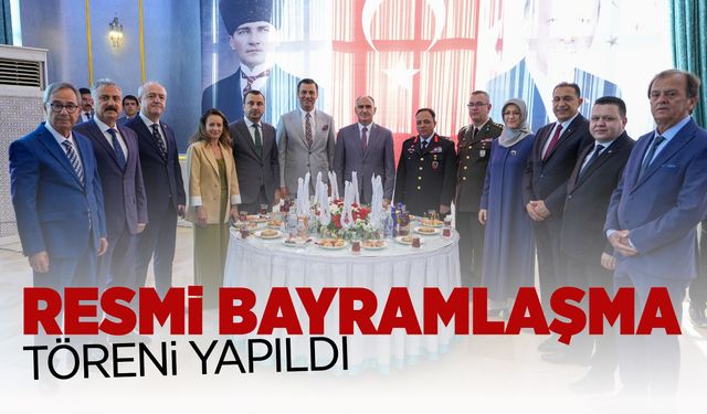 Manisa protokolü bayramlaştı