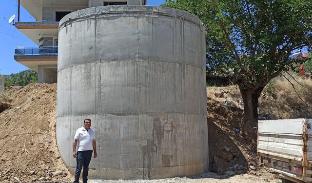 Manisa'da yangınlara karşı 105 tonluk su deposu yapıldı