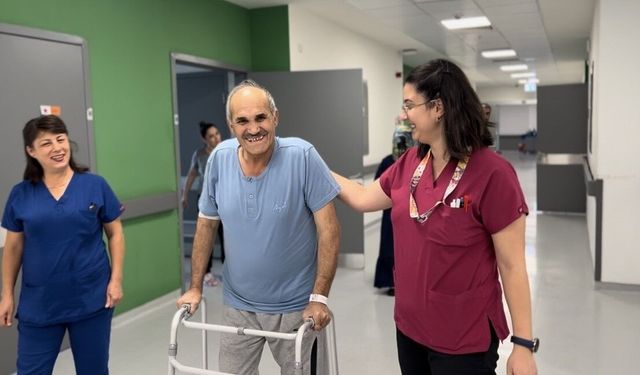 Manisa'da yüksekten düşen adam 2 günde ayağa kalktı