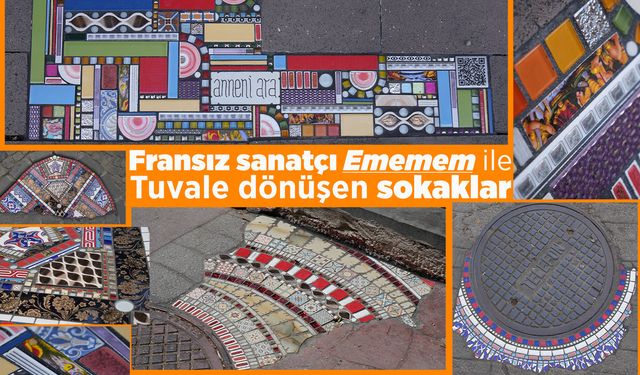 Flacking sanatıyla sokaklarda estetik dokunuşlar