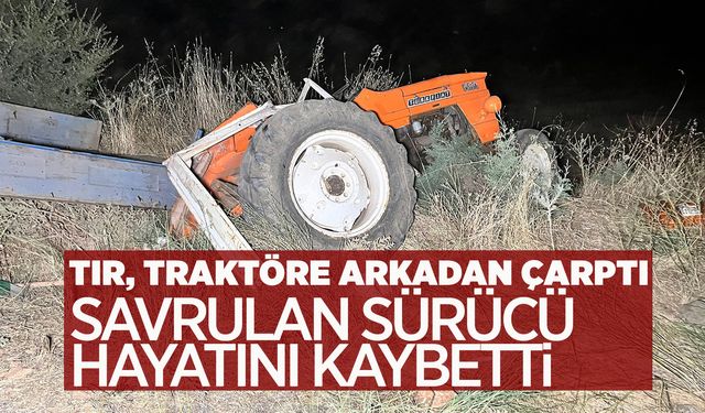 Manisa'da hafriyat kamyonu traktörü biçti: 1 ölü