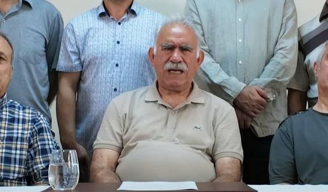 Teröristbaşı Öcalan PKK'ya silah bırakma çağrısını yineledi