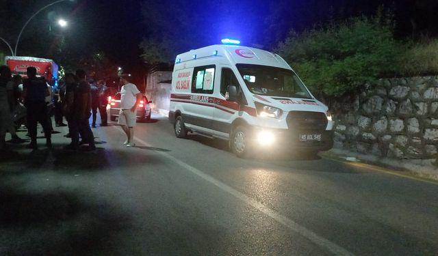 Manisa'da bir kişi tanımadığı şahıs tarafından silahlı saldırıya uğradı