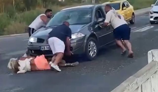 Göz göre göre turist kadını ezdi
