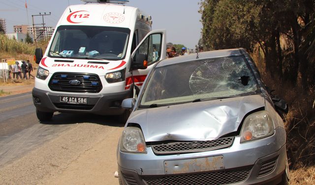 Turgutlu'da feci kaza: Yaya ağır yaralandı