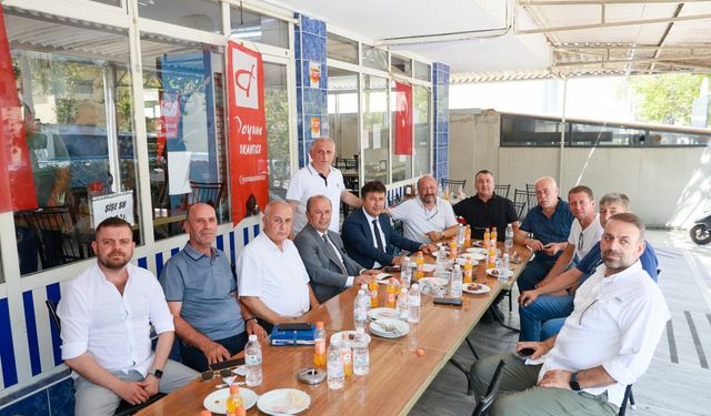 Manisa Küçük Sanayi esnafının sorunlarına kulak verildi
