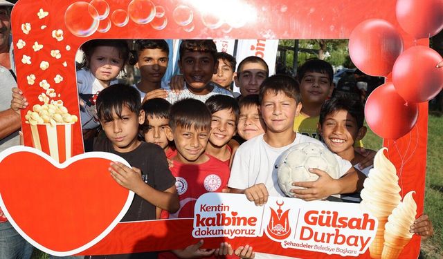 Şehzadeli çocuklar gönlünce eğlendi