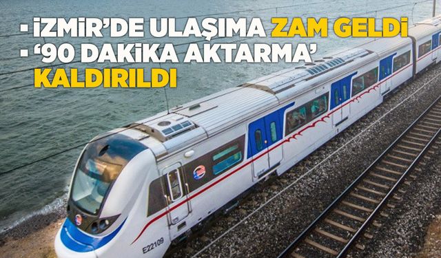 İZBAN'da '90 dakika aktarma' kaldırıldı