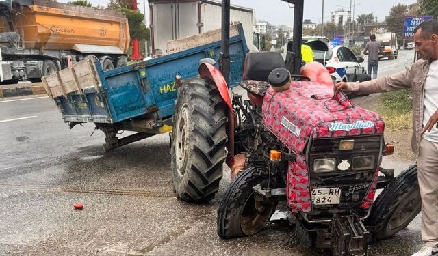 Kazada yaralanan traktör sürücüsü hayatını kaybetti