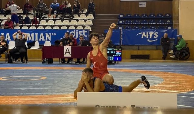 Yunusemreli güreşçi Balkan üçüncüsü oldu