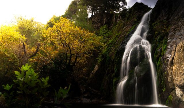 Türkmen Suuçtu Şelaleleri'nde görsel şölen