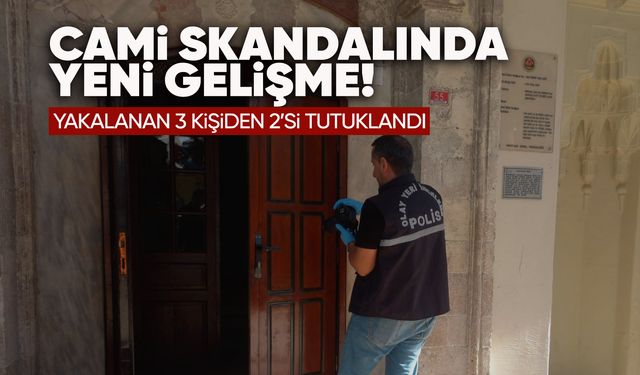 Manisa'daki cami skandalında iki kişi tutuklandı