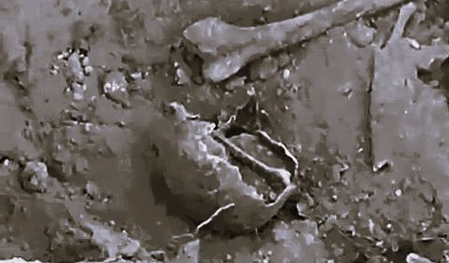 Küplerin içinde insan kemikleri bulundu