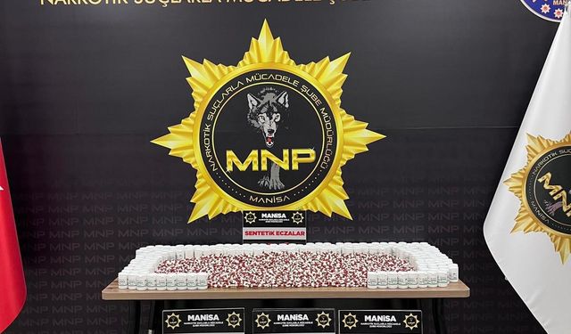 Manisa'da uyuşturucu baskını