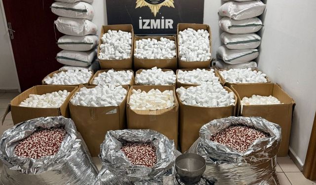 2,3 milyon adet uyuşturucu hap ele geçirildi