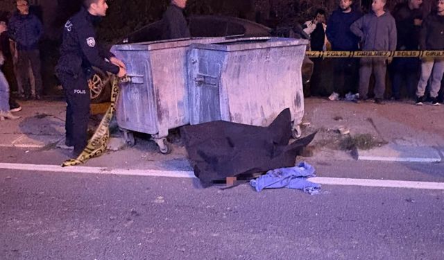 Feci kazada metrelerce yukarı savrulan motosikletli hayatını kaybetti