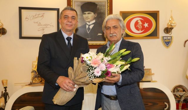 Başkan Şimşek'ten Kaymakam Genel'e ziyaret