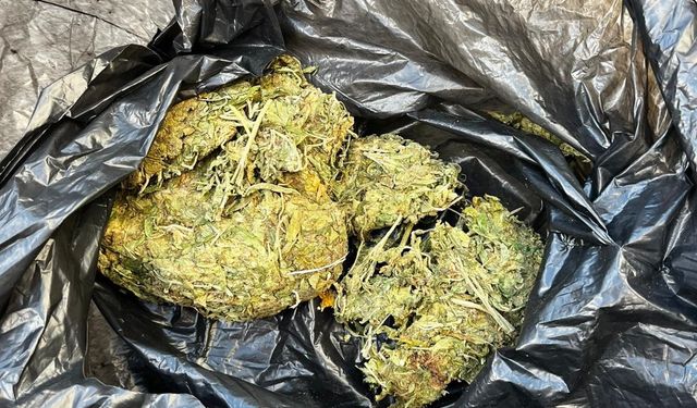 Manisa'da şüpheli araçtan 50 gram esrar çıktı