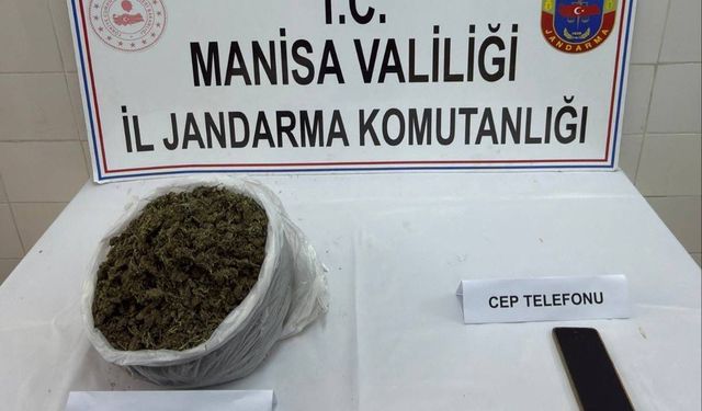 Manisa'da 2 kilo 352 gram kubar esrar ele geçirildi