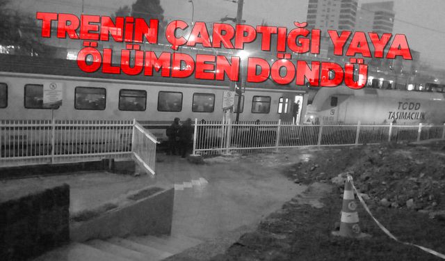 Manisa'da yolcu treni yayaya çarptı