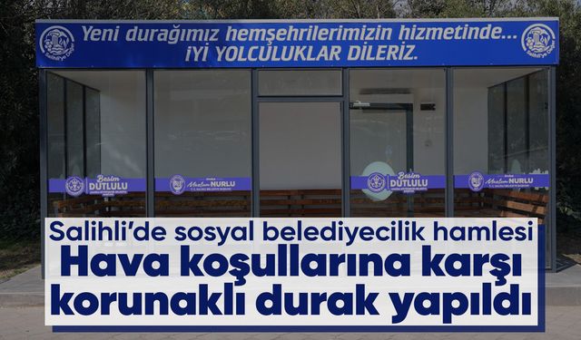 Salihli’de toplu taşımaya konforlu dokunuş
