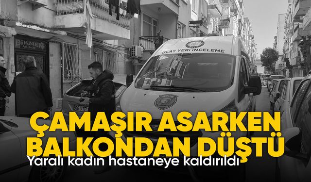 Manisa'da yaşlı kadın balkondan düştü