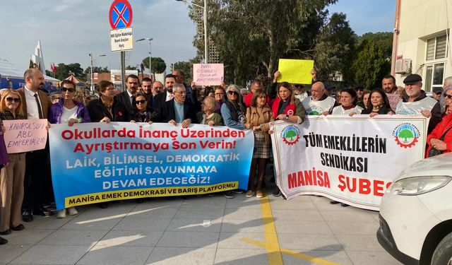 Manisa Emek Demokrasi ve Barış Platformu’ndan okullarda laiklik çağrısı!