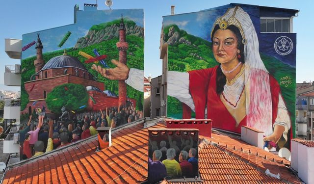 Manisa sokaklarında sanat var