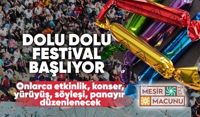 486. Uluslararası Manisa Mesir Macunu Festivali programı netleşti