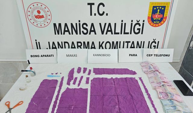 Manisa'da binlerce içimlik uyuşturucuyla yakalanan şahıs tutuklandı