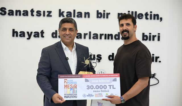 Manisalı İHA muhabirine ikincilik ödülü